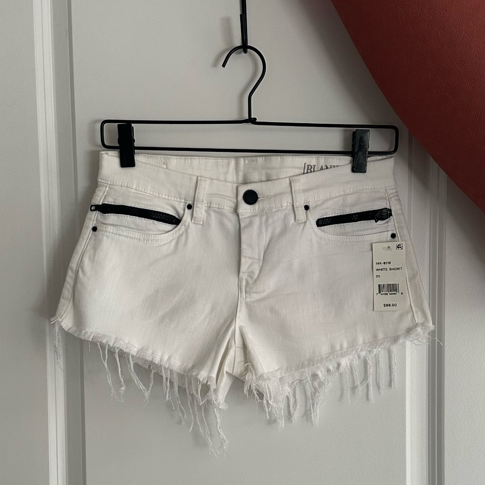 Blank NYC Cut-Off White Shorts NWT